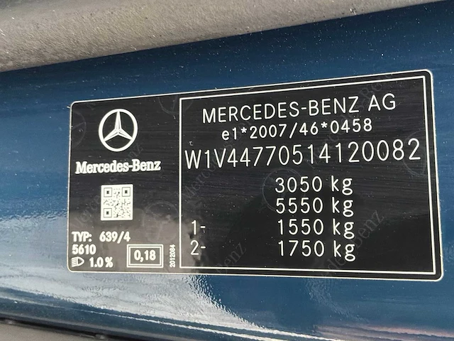 Mercedes-benz vito 119 cdi mixto w447 / diepe cabinewagen - afbeelding 31 van  35