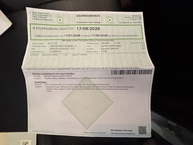 Mercedes-benz vito, 2018 - afbeelding 21 van  31