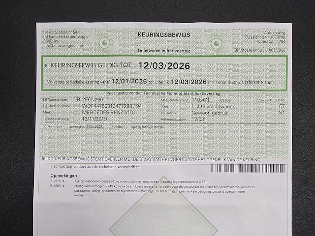 Mercedes-benz vito bedrijfswagen - afbeelding 13 van  13