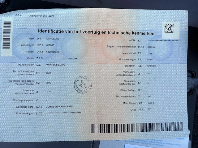 Mercedes-benz vito bedrijfswagen - afbeelding 21 van  40