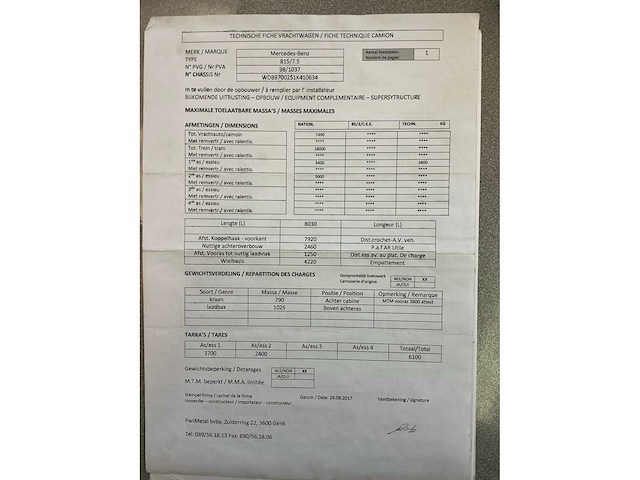 Mercedes-benz vrachtwagen met palfinger pk7000 - afbeelding 24 van  35