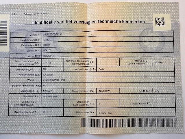 Mercedes c180, 2022 - afbeelding 34 van  34