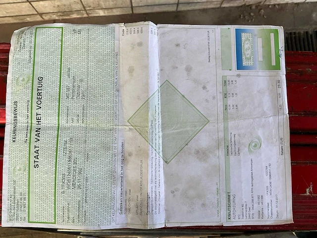 Mercedes cabrio 300 ce 24v oldtimer project - afbeelding 24 van  31
