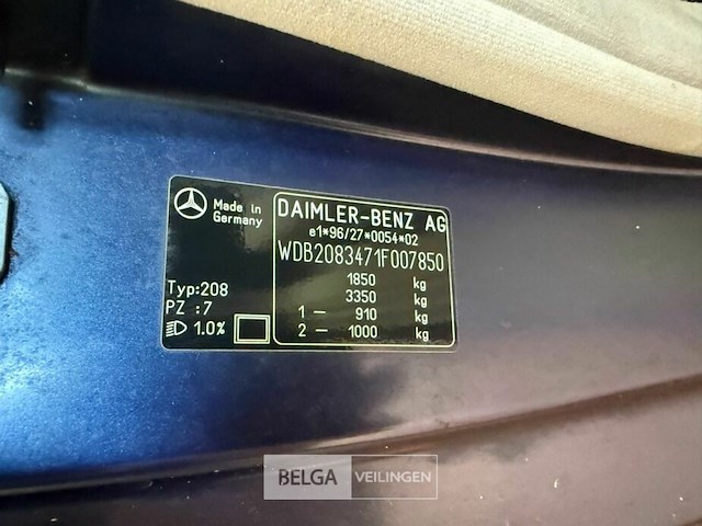 Mercedes clk230 type 208 sport komressor - afbeelding 19 van  23