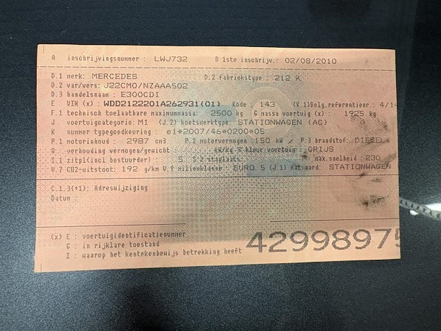 Mercedes e300 cdi - afbeelding 13 van  27