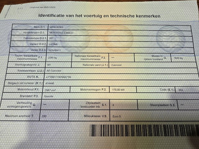 Mercedes e350 cabrio cdi, 2010 - afbeelding 22 van  34