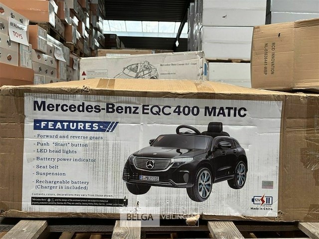 Mercedes kids car eqc - black - afbeelding 2 van  4