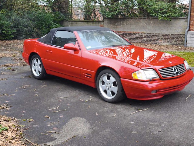 Mercedes sl vintage auto's > 15 - afbeelding 1 van  12