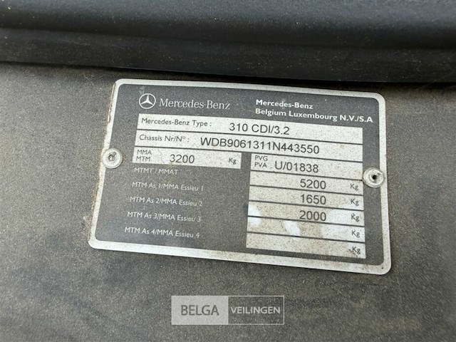 Mercedes sprinter 310cdi - afbeelding 20 van  33