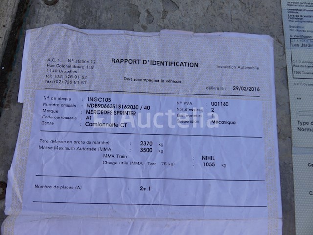 Mercedes sprinter bestelwagen (2007-326,967 km) - afbeelding 2 van  36