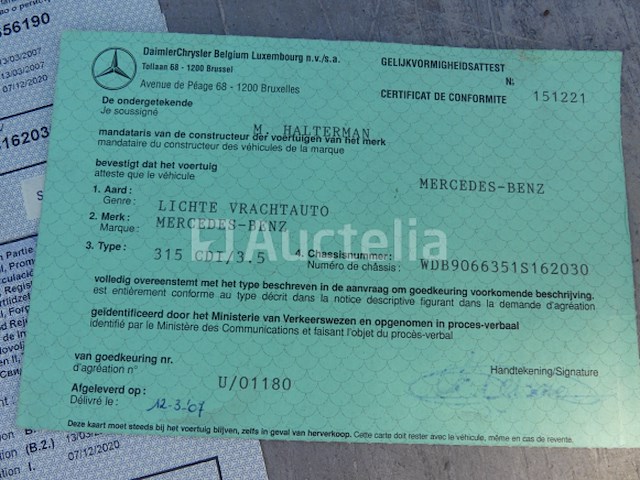 Mercedes sprinter bestelwagen (2007-326,967 km) - afbeelding 7 van  36