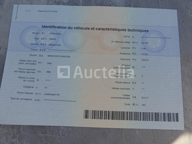 Mercedes sprinter bestelwagen (2007-326,967 km) - afbeelding 22 van  36
