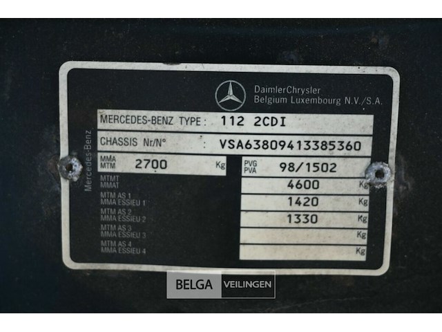 Mercedes type 112 - afbeelding 16 van  16