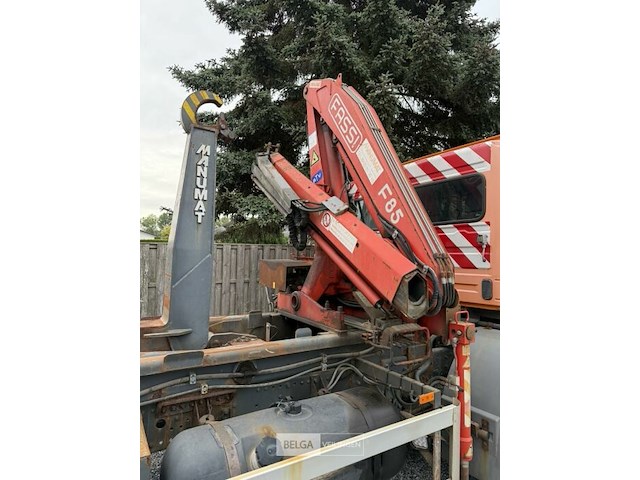 Mercedes vrachtwagen met containersysteem en fassi kraan - afbeelding 11 van  23