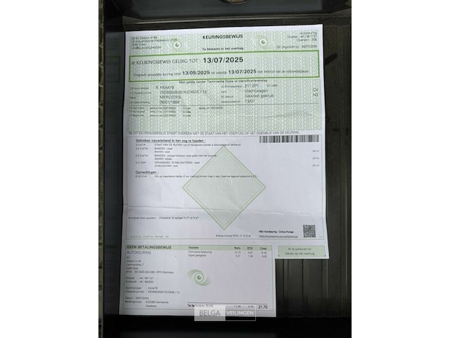 Mercedes vrachtwagen met containersysteem en fassi kraan - afbeelding 22 van  23