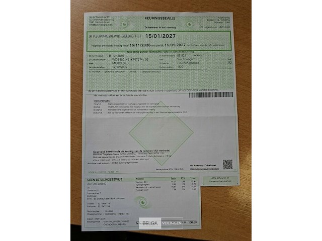 Mercedes vrachtwagen met haakarm en kraan - afbeelding 9 van  21
