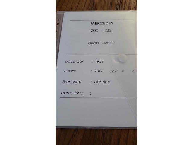 Mercedes w123(200), 1981 - afbeelding 41 van  51