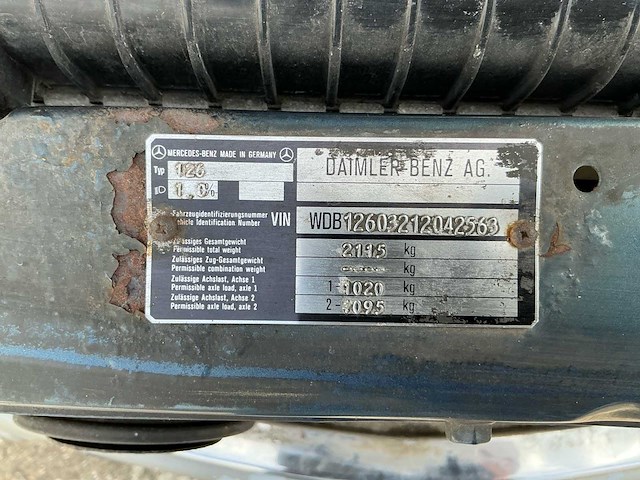 Mercedes w126 380se oldtimer - afbeelding 19 van  27