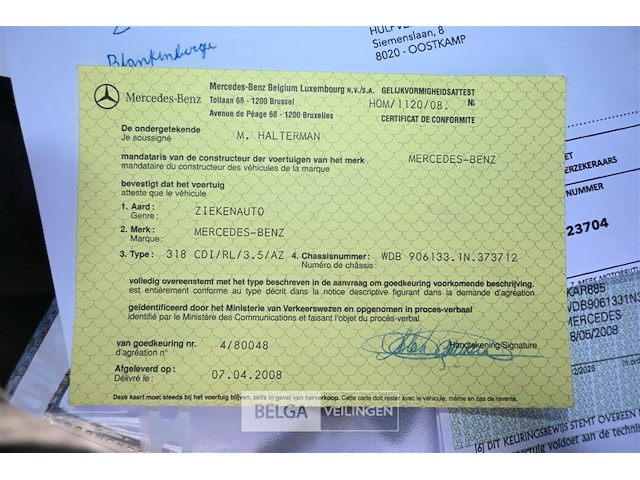 Mercedes ziekenwagen - afbeelding 4 van  21