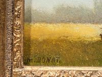 Merchie donat (1833-1886), three small landscapes with figures, oil on panel 13 x 17 cm. (5.12 x 6.69 in.) - afbeelding 3 van  11