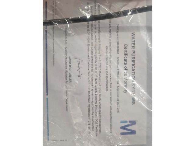 Merck millipore rios 200 - various medical equipment - afbeelding 2 van  12