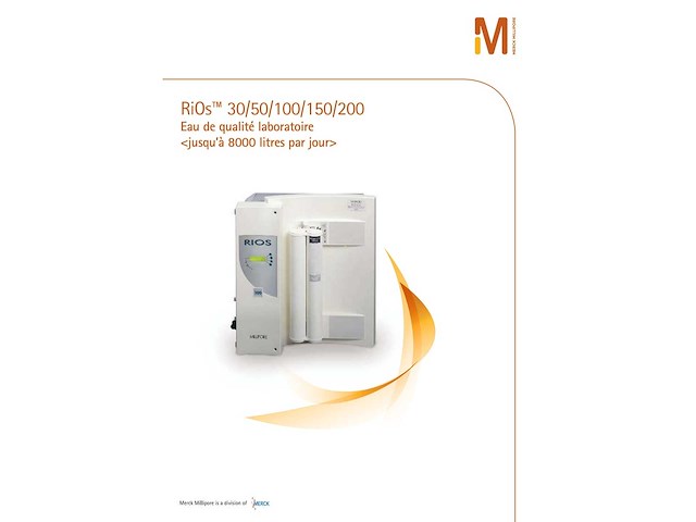 Merck millipore rios 200 - various medical equipment - afbeelding 1 van  7