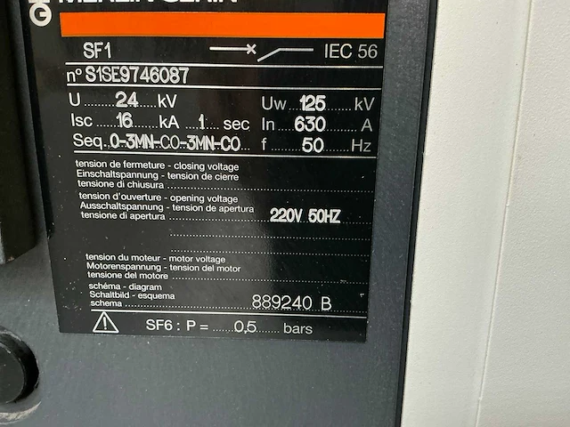Merlin gerin sm6 spanningsschakelinstallatie - afbeelding 14 van  14