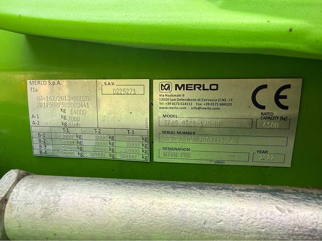 Merlo - 2022 - tf65.9 t-cs - 170-hf - verreiker - afbeelding 36 van  37