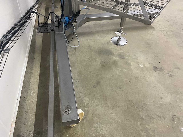 Mervers rvs staafmixer op pneumatisch statief - afbeelding 4 van  5