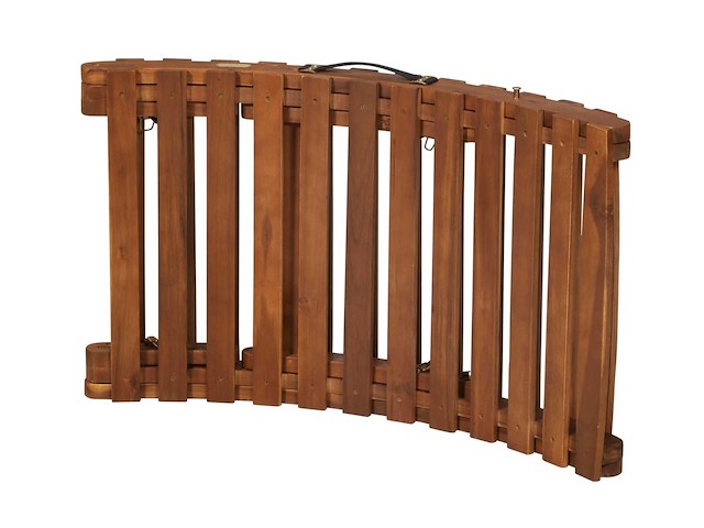 Merxx garden lounge chair "honopu" - acaciahout, grijs kussen inbegrepen - afbeelding 7 van  8