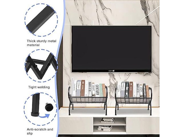 Merysan vinyl record houder - afbeelding 3 van  3