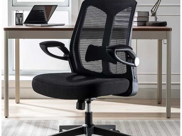 Meshstoel - echte innovaties met opvouwbare armleuningen - afbeelding 1 van  5