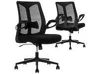 Meshstoel - echte innovaties met opvouwbare armleuningen - afbeelding 2 van  5