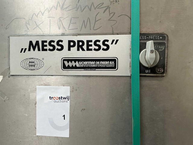 Mess press rvs papierpers - afbeelding 6 van  7