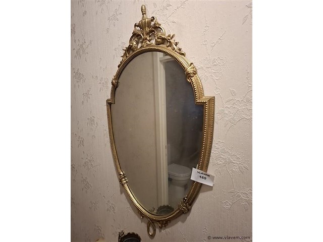 Messing spiegel - afbeelding 1 van  2