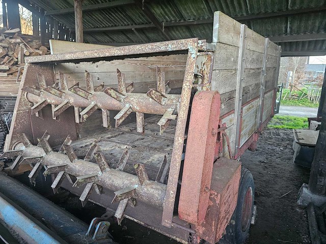 Mestkar enkel-as met dubbele molen - afbeelding 3 van  6