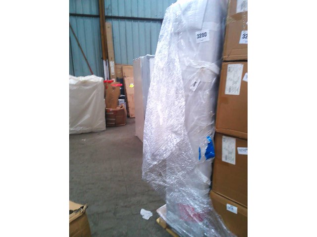 Met veren bezet stoffen 3-zits bankhoes - taupe - afbeelding 5 van  5