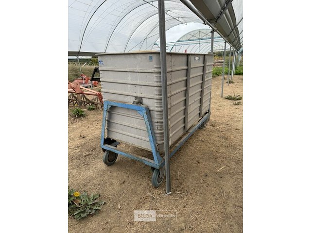 Metaal fruitkar/kipkar - afbeelding 2 van  5