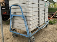 Metaal fruitkar/kipkar - afbeelding 4 van  5