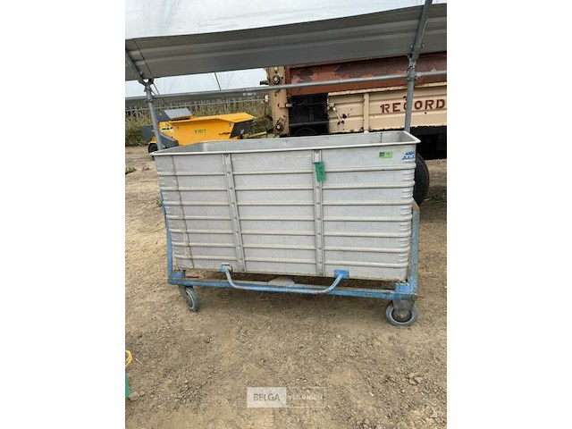 Metaal fruitkar/kipkar - afbeelding 5 van  5