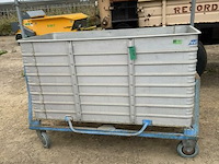 Metaal fruitkar/kipkar - afbeelding 5 van  5