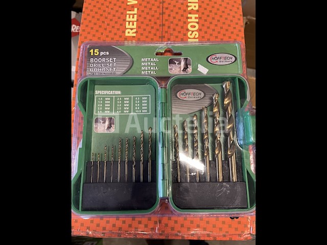 Metaalboren set in koffer - afbeelding 1 van  2