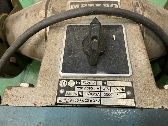 Metabo 72 06d tafelbank slijp machine - afbeelding 2 van  4