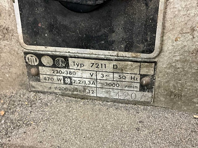 Metabo 7211 d dubbelsteens slijpmachine - afbeelding 4 van  6