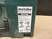 Metabo accu gereedschap combo set 2.1.11 18v - afbeelding 5 van  5