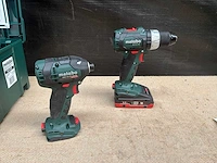 Metabo accu gereedschap combo set 2.1.11 18v - afbeelding 2 van  5