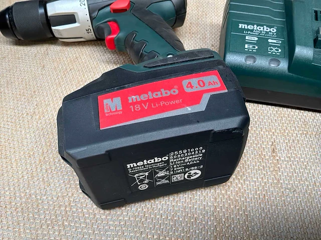 Metabo accu gereedschap combo set 2.1.3 18v - afbeelding 7 van  7