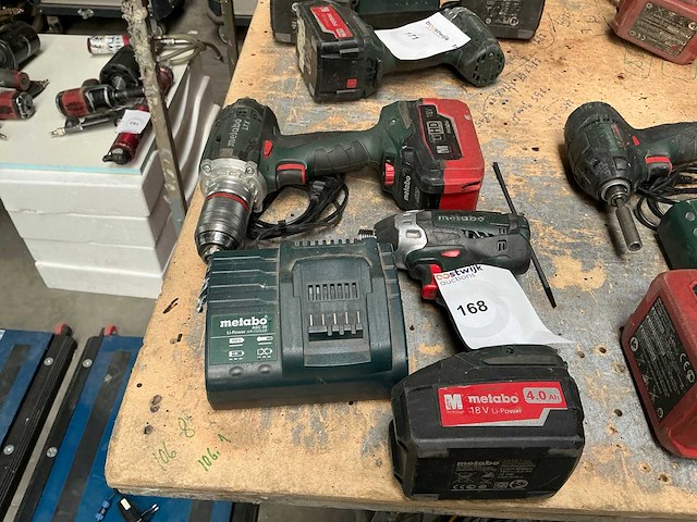Metabo accugereedschappen (2x) - afbeelding 1 van  4