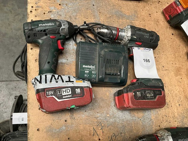 Metabo accugereedschappen (2x) - afbeelding 1 van  4