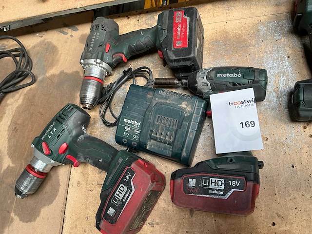Metabo accugereedschappen (3x) - afbeelding 1 van  4